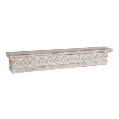 Harper Willow White Chinese Fir Wood Vintage Wall Shelf 6 In X 36 In X 5 In 44480 At Tractor Supply Co