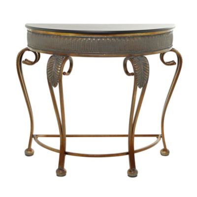 Image showing  Traditional Metal Console Table, 41 in. x 19 in. x 33 in.