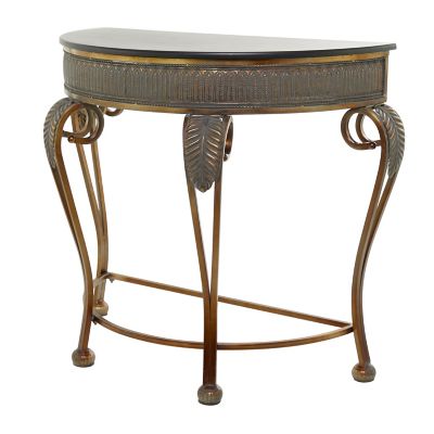 Image showing  Traditional Metal Console Table, 41 in. x 19 in. x 33 in.