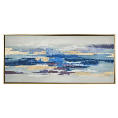 Image showing  Multicolor Modern Abstract Canvas Wall Art, 32 in. x 71 in.