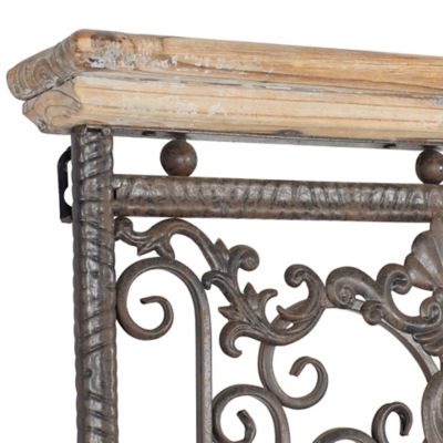 Image showing  Brown Rustic Ornamental Wood Wall Decor, 71 in. x 20 in.