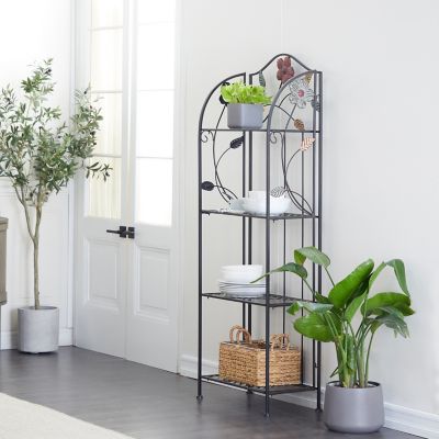 Harper & Willow Iron Traditional Baker's Rack