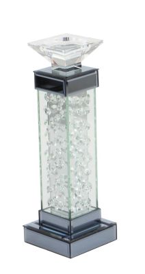 Image showing  Clear Glass Glam Candlestick Holders, 15 in. x 5 in. x 5 in., 79282