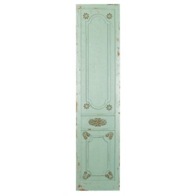 Image showing  Green Farmhouse Floral Wood Wall Decor, 78 in. x 18 in.