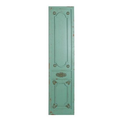 Image showing  Green Farmhouse Floral Wood Wall Decor, 78 in. x 18 in.