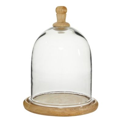 Image showing  Clear Glass Farmhouse Serving Tray, 11 in. x 8 in. x 8 in.