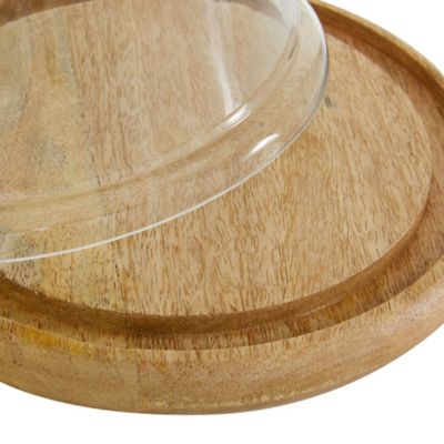 Image showing  Clear Glass Farmhouse Serving Tray, 11 in. x 8 in. x 8 in.