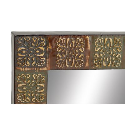 Image showing  Multicolor Metal Traditional Console Mirror, 36 in. x 24 in. x 2 in.