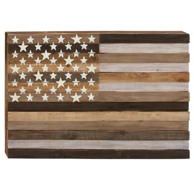 Image showing  Dark Brown Farmhouse Wood Wall Decor, 30 in. x 44 in.