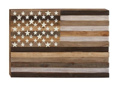 Image showing  Dark Brown Farmhouse Wood Wall Decor, 30 in. x 44 in.