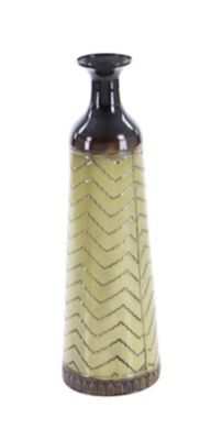Image showing  Metal Traditional Vase Set, Multicolor, 3 pc.