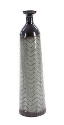 Image showing  Metal Traditional Vase Set, Multicolor, 3 pc.