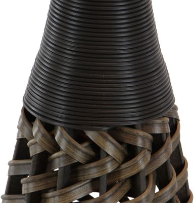 Image showing  Rattan Coastal Style Vase, 48 in. x 12 in. x 12 in., Brown