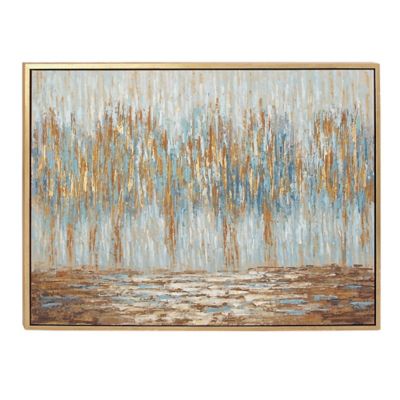 Image showing  Multicolor Traditional Abstract Canvas Wall Art, 36 in. x 47 in.