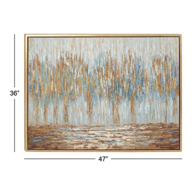 Image showing  Multicolor Traditional Abstract Canvas Wall Art, 36 in. x 47 in.