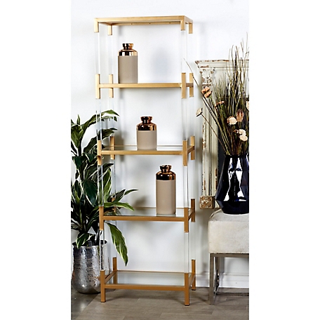 Harper & Willow 5-Shelf Metal Contemporary Shelving Unit