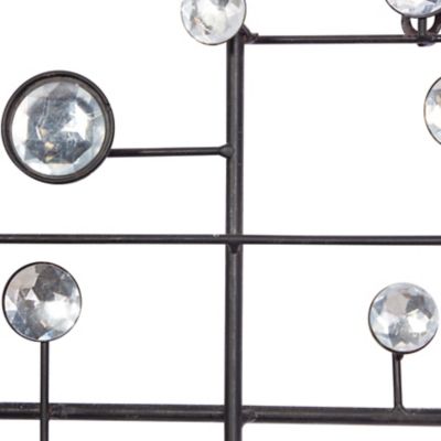 Image showing  Silver Glam Abstract Metal Wall Decor, 42 in. x 20 in.