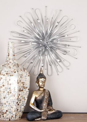 Harper & Willow Silver Metal Contemporary Wall Decor, 3 pc.