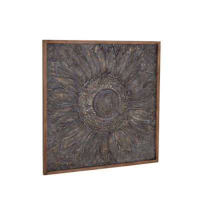 Image showing  Grey Iron Rustic Wall Art, 39 in. x 39 in.