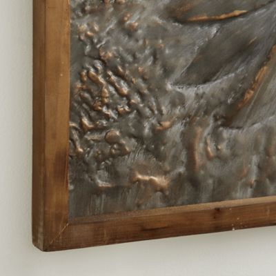 Image showing  Grey Iron Rustic Wall Art, 39 in. x 39 in.