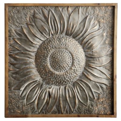 Image showing  Grey Iron Rustic Wall Art, 39 in. x 39 in.