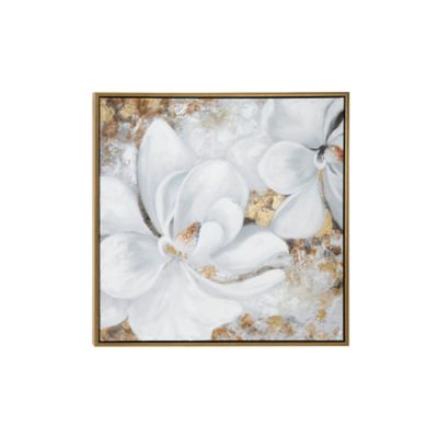 Image showing  White Country Canvas Wall Art, 40 in. x 40 in.