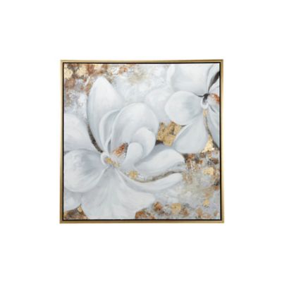 Image showing  White Country Canvas Wall Art, 40 in. x 40 in.