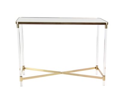 Image showing  Contemporary Acrylic Console Table, 44 in. x 19 in. x 32 in.