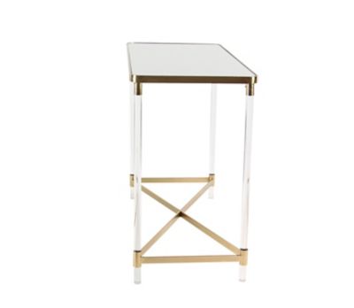 Image showing  Contemporary Acrylic Console Table, 44 in. x 19 in. x 32 in.
