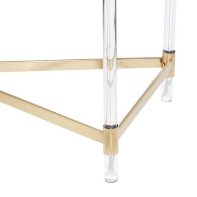 Image showing  Contemporary Acrylic Console Table, 44 in. x 19 in. x 32 in.