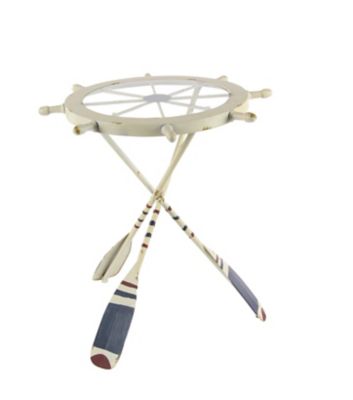 Image showing  Coastal Metal Accent Table