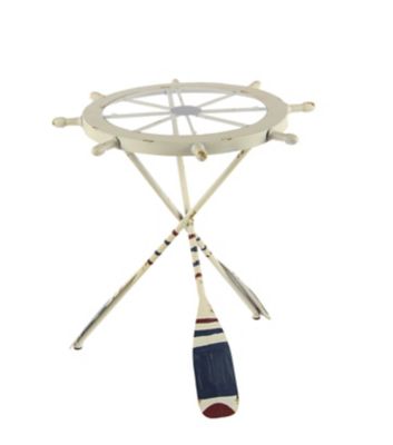 Image showing  Coastal Metal Accent Table