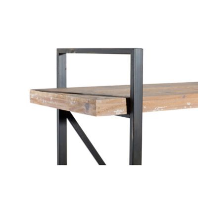 Image showing  47 in. x 14 in. x 67 in. 4-Shelf Wood Industrial Shelving Unit