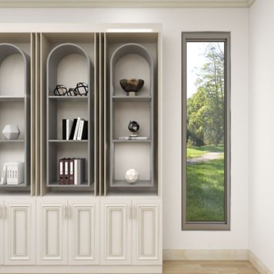 Image showing 8 th Harper & Willow Plastic Globe with Marble Base, 5 in. x 5 in. x 7 in., Black