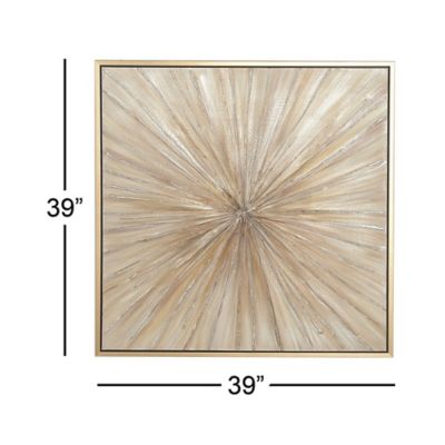 Image showing  Blue Contemporary Canvas Wall Art, 39 in. x 39 in.