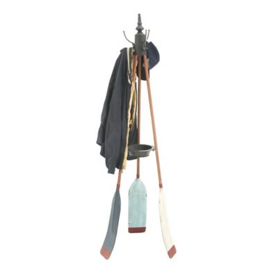 Image showing  Brown Metal Coastal Coat Rack, 69 in. x 16 in. x 16 in.