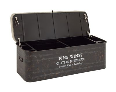 Image showing  Industrial Metal Storage Bench