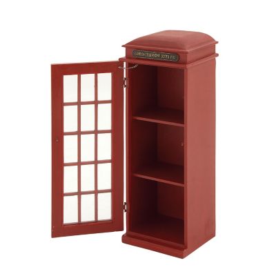Image showing  Red Wood Vintage CD Holder, 30 in. x 11 in. x 9 in.