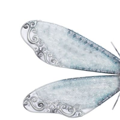 Image showing  Turquoise Metal Eclectic Dragonfly Outdoor Wall Decor, 25 in. x 16 in.