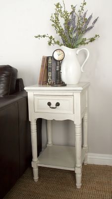 Harper & Willow Wood Traditional Accent Table, 16 in. x 19 in.