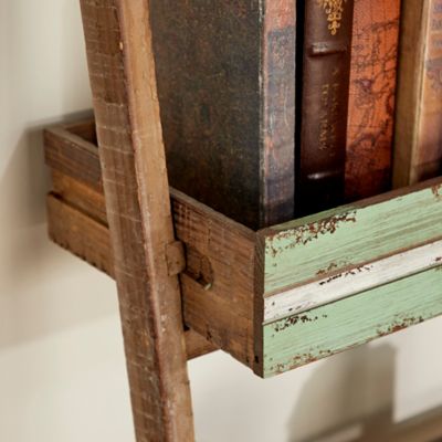 Image showing  5-Shelf Wood Farmhouse Shelving Unit