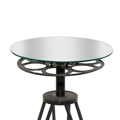 Image showing  Glass and Metal Eclectic Accent Table
