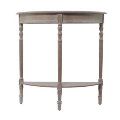 Image showing  Traditional Wood Console Table, 32 in. x 12 in. x 32 in.