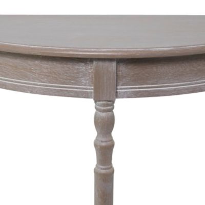 Image showing  Traditional Wood Console Table, 32 in. x 12 in. x 32 in.
