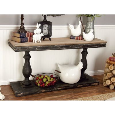 Image showing  Vintage Wood Console Table
