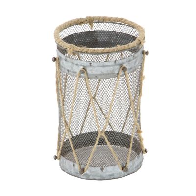 Image showing  Assorted Metal Decorative Candle Lanterns, Silver, 3-Pack