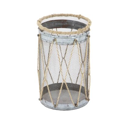 Image showing  Assorted Metal Decorative Candle Lanterns, Silver, 3-Pack