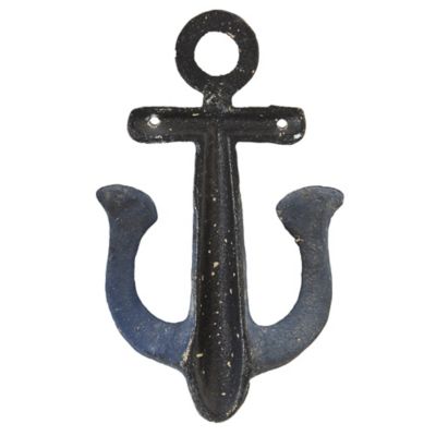 Image showing  Metal Coastal Wall Hooks, 5 in. x 9 in., Multicolor, 4-Pack