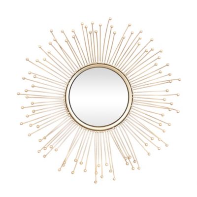 Image showing  3 pc. Gold Metal Glam Wall Mirrors, 12 in., 14 in., 16 in., 74776