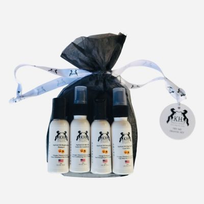 Knotty Horse Apricot Oil Try Me Horse Grooming Travel Set